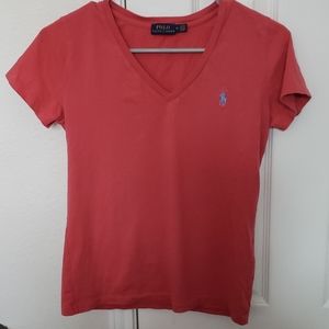 polo v-neck t-shirt